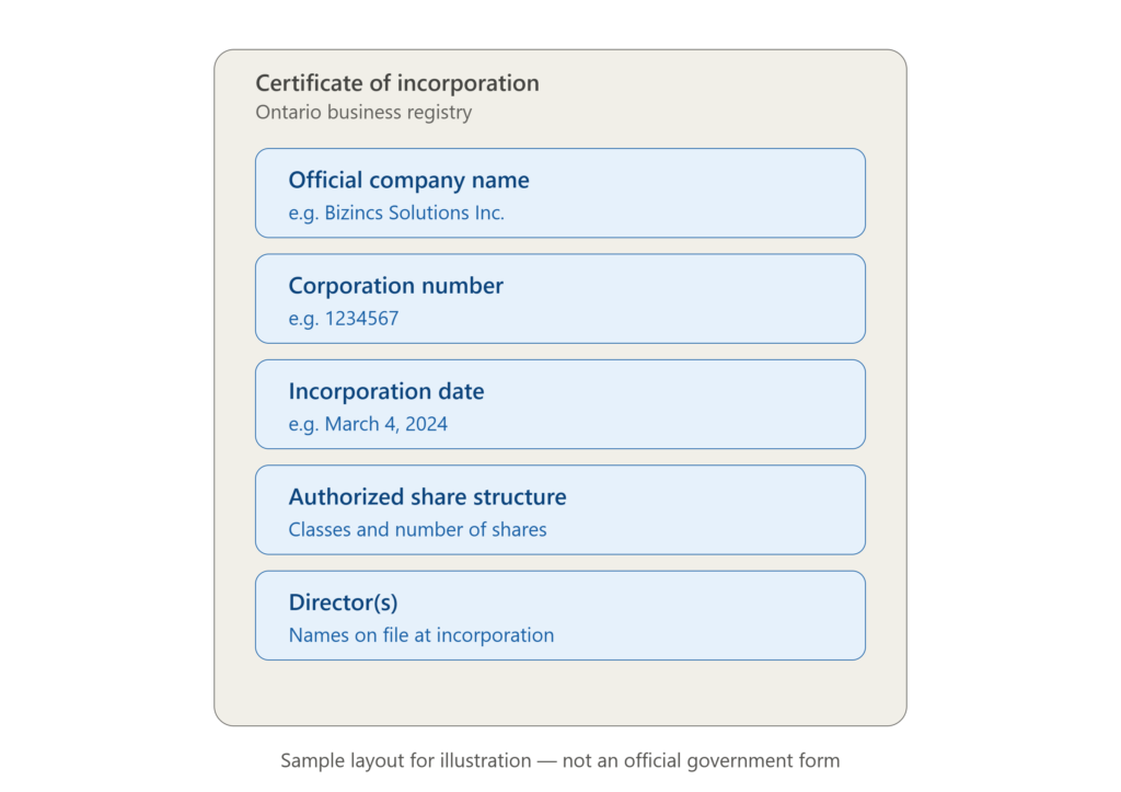 Certificate of Incorporation