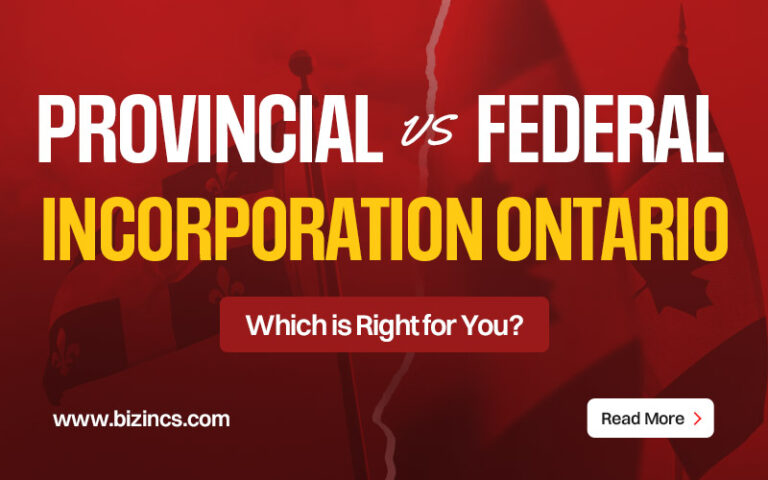 provincial vs federal incorporation Ontario comparison 2026