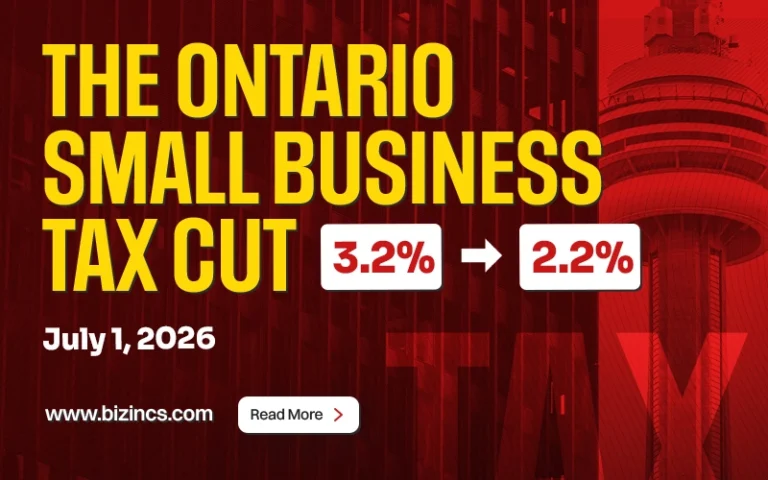 The Ontario Small Business Tax Cut