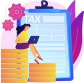 tax frames Illustration